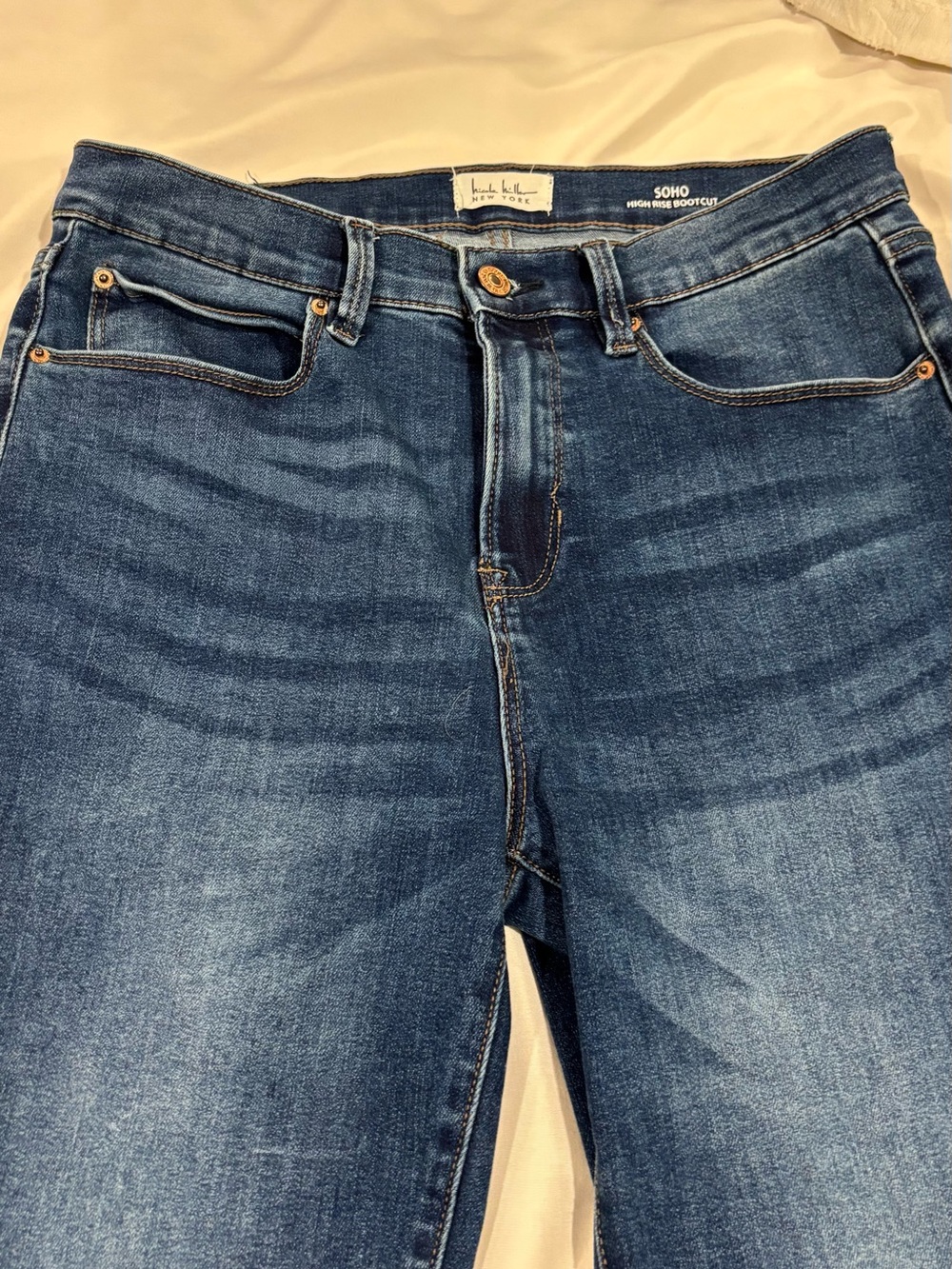 Nicole Miller Women’s Boot Cut Jeans - Medium Blue